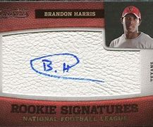 Image result for Brandon Harris Autographed Football