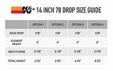 K Amp N Filters 14 Inch Diameter 7 8 Inch Drop Base Air Filter
