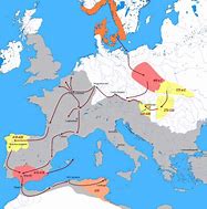 Image result for Germanic Tribes Migration Map