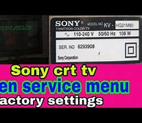 Image result for Sony TV Service Menu