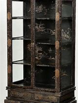 Image result for Black Lacquer Bookcase