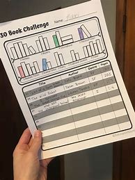 Image result for 40 Book Challenge Recording Sheet
