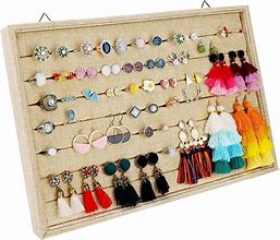 Image result for Wall Mounted Earring Organizer