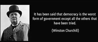 Image result for Churchill On Democracy