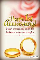 Image result for One Year Wedding Anniversary