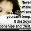 Image result for Breaking Promises Quotes