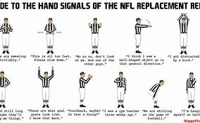 Image result for NFL Referee Signs