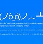 Image result for Blue Screen of Death Happy Wallpaper