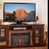 Image result for Stone Electric Fireplace TV Stand
