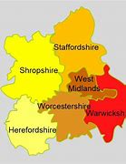 Image result for West Midlands England Map