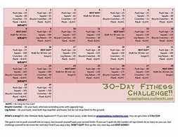 Image result for 30 Day Fitness Challenge