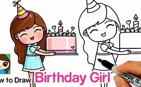 Image result for Draw so Cute Birthday Drawings