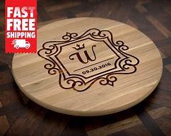 Image result for Personalized Lazy Susan Wooden