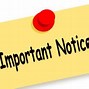 Image result for Notice Clip Art