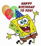 Image result for Spongebob SquarePants Happy Birthday