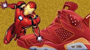 Image result for Jordan 6 Iron Man