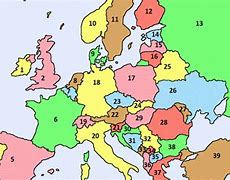 Image result for Europe Map with City