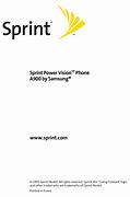 Image result for Sprint Samsung A900