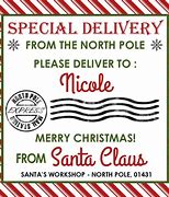 Image result for Free Personalized Santa Gift Tags
