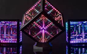 Image result for LED Infinity Mirror Cube