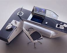 Image result for Futuristic Computer Desk