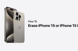 Image result for Erase iPhone