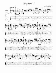Image result for Blues Guitar Sheet Music