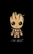 Image result for Cute Groot Image Black Background