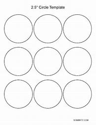 Image result for 5 Inch Circle Template Free