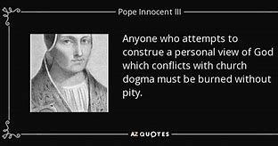 Image result for Pope Innocent III Quotes