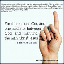 Image result for 1 Timothy 2:5-6