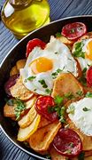 Image result for Spanish Dish of Potato Eggs Ham