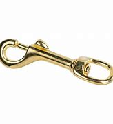 Image result for Small Brass Fast Eye Snap Hook