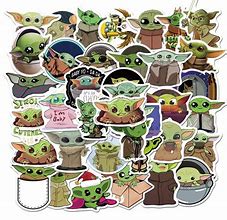 Image result for Baby Yoda Stickers