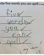 Image result for Funny Things Kids Write On Tests