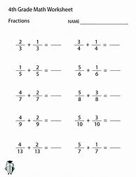 Image result for Adding Fractions Printable Worksheets