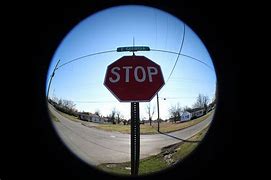 Image result for Stop Sign Fisheye Lens
