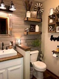 Image result for Farmhouse Bathroom Design Ideas
