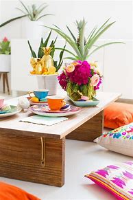 Image result for DIY Low Floor Table