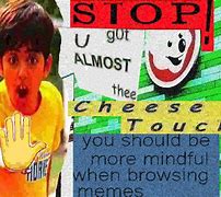Image result for Cheese Touch Meme