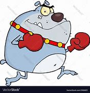 Image result for Dog Boxing Cartoon