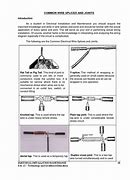 Image result for Common Wire Splices and Joints
