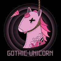 Image result for Goth Unicorn SVG