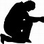 Image result for Kneeling Silhouette Clip Art