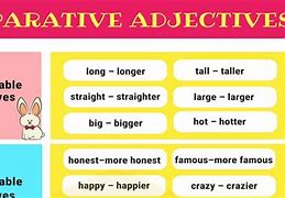 Image result for Comparative Adjective Form