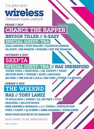 Image result for Wireless Festival Poster