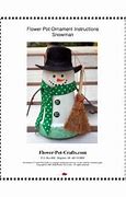 Image result for Flower Pot Snowman Craft