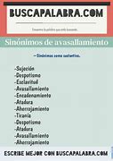 Image result for avasallamiento