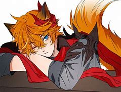 Image result for Black Anime Fox Boy