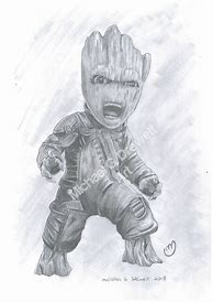 Image result for Angry Groot Drawing
